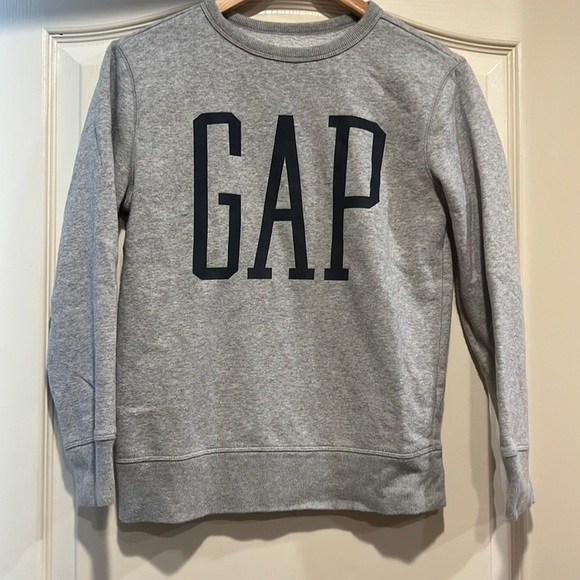 Kids GAP Gray Crewneck Sweatshirt - Picture 1 of 4